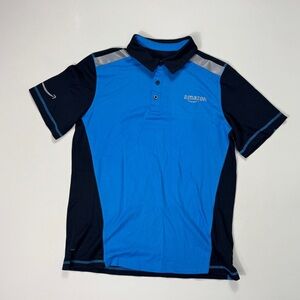 Amazon Employee Polo Shirt Men Medium High Heat Short Sleeve Reflective